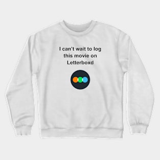 letterboxd log black Crewneck Sweatshirt